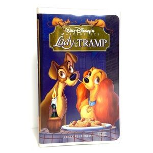 Walt Disney’s Masterpiece Lady And The Tramp VHS Tape